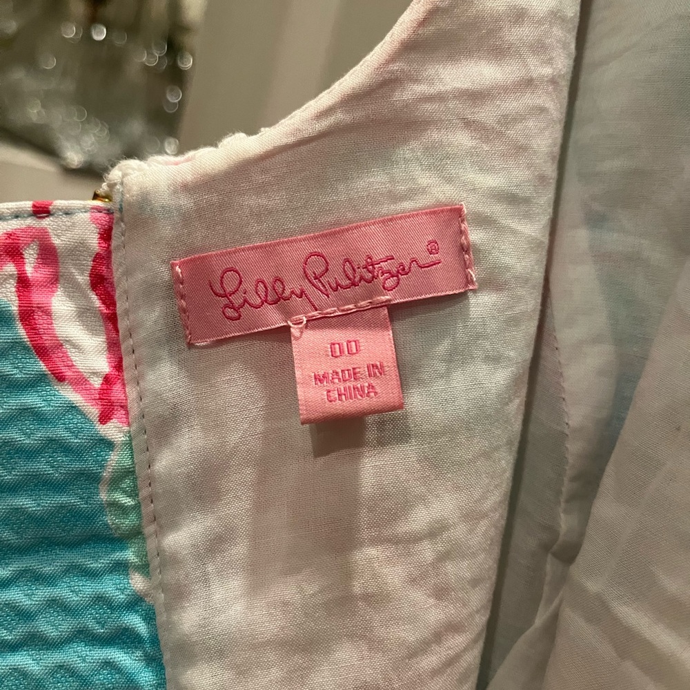 Lilly Pulitzer mini dress. Gentle used. Worn once.